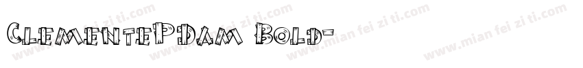 ClementePDam Bold字体转换